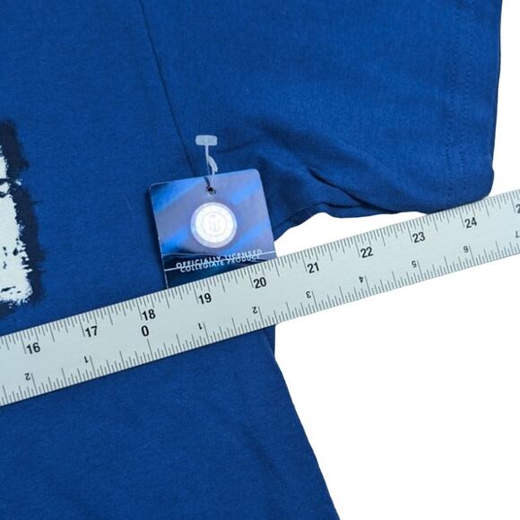 Vintage Kansas City Jayhawks Football 90s Starter Blue Shirt NEW WITH TAGS - Picture 6 of 6